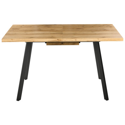 Extendable Metal Base Dining Table