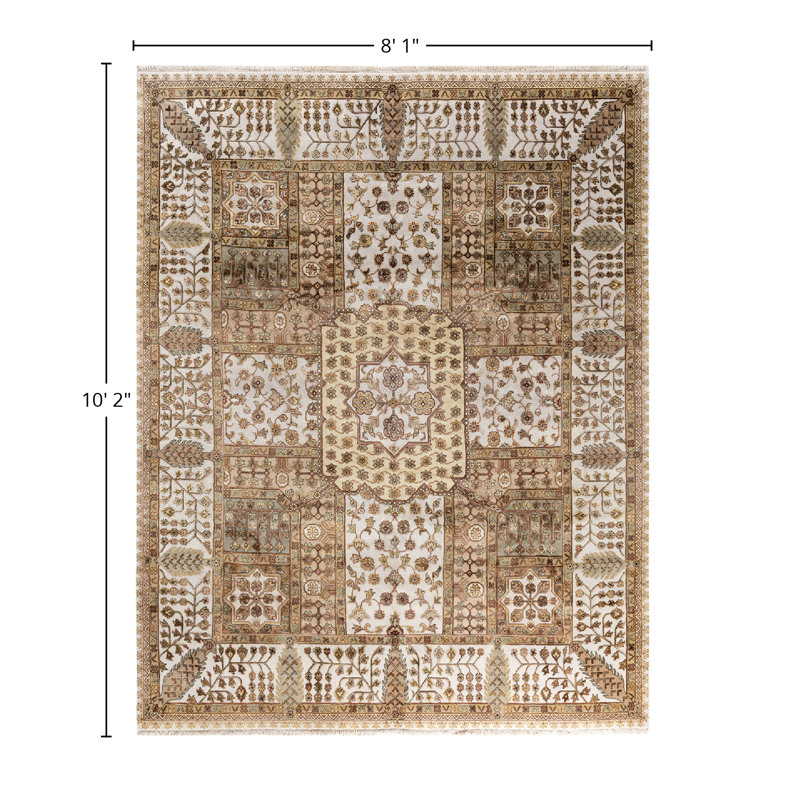 Overdyed One-of-a-Kind 8' 1" X 10' 2" Hand Knotted Area Rug