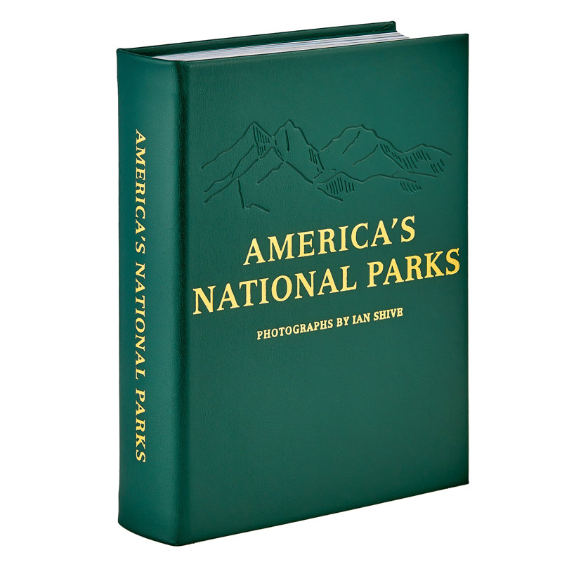 America's National Parks Leather Bound Book