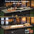 22" H X 54" W Propane Outdoor Fire Pit Table With Lid