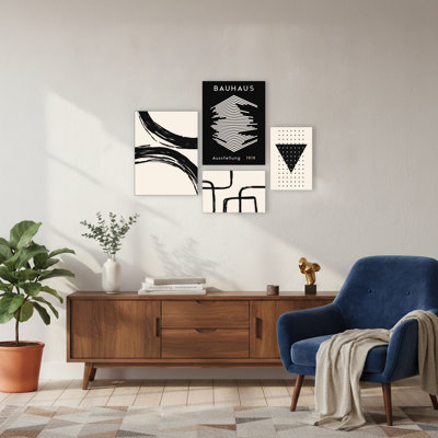 Bauhaus/Minimalist Abstract Gallery Wall Set.