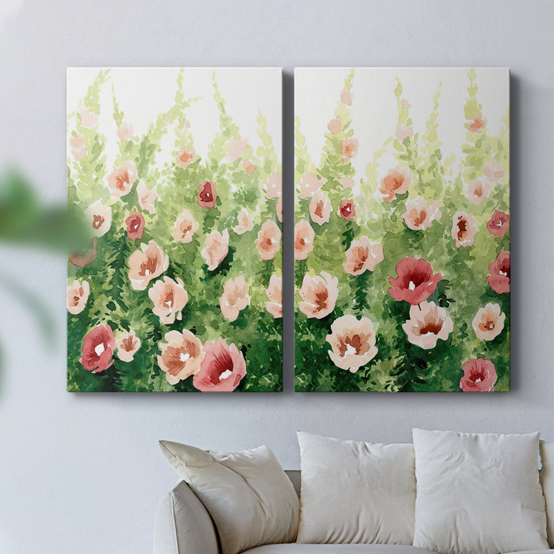 Toile tendue Sunlit Flora I-Premium Gallery - prête à être accrochée, H 36 po x l 24 po