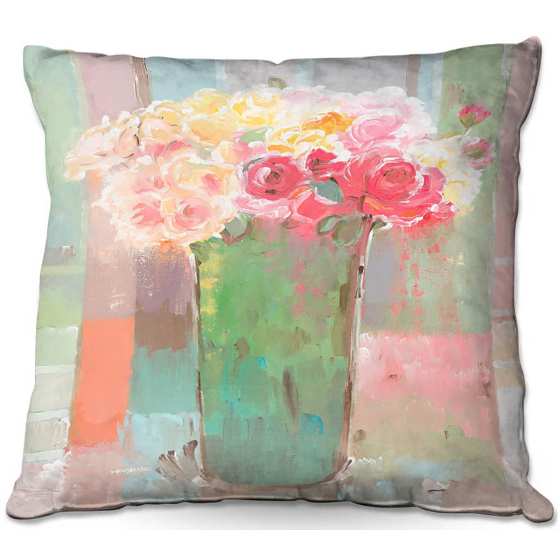 Coussin décoratif canapé de structure romantique, 16 po x 1 po