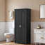 Armoire de rangement pour salle de bain avec tablettes réglables