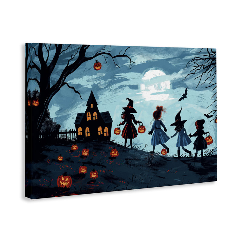 «Witch Trick Or Traiterers», conception de Wumples, H 16 po x l 24 po