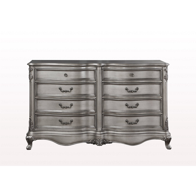 Commode moderne à finition platine antique