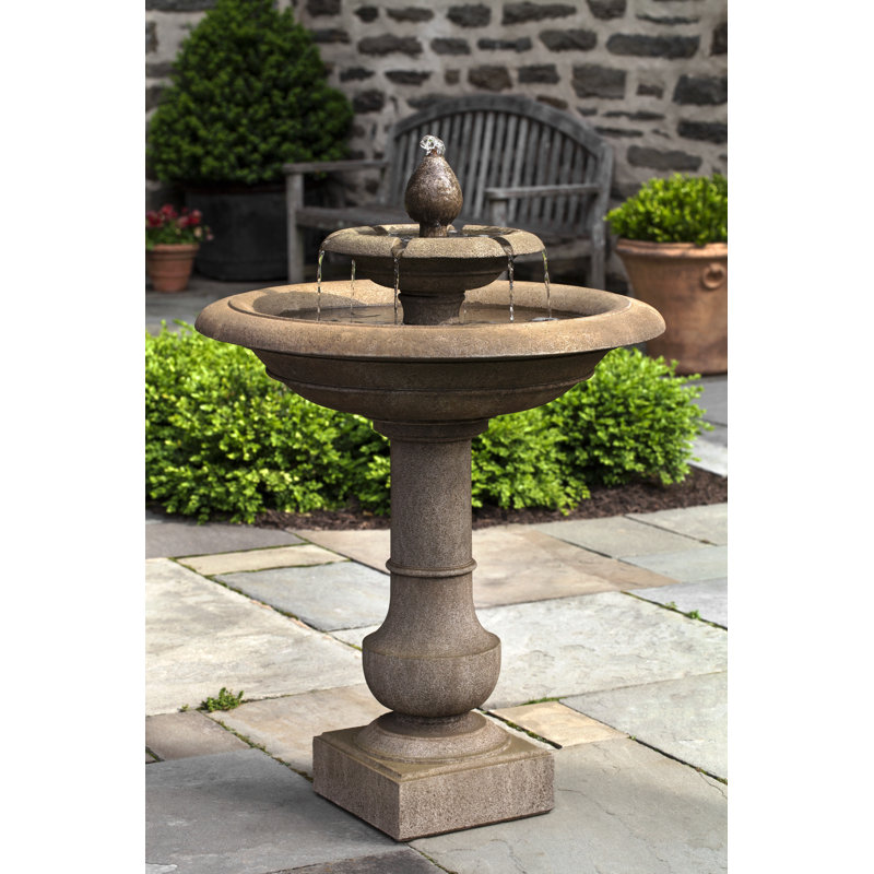 Palos Verdes Weather Resistant Floor Fountain, English Moss