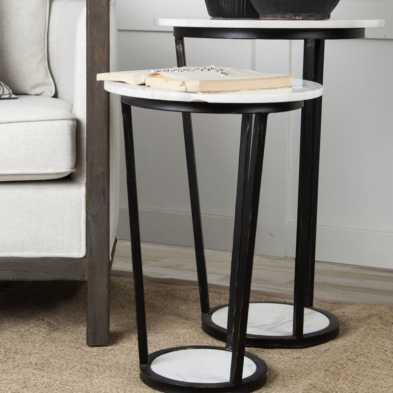 Table de bout Carolina, H 25,2 po x L 18 po x l 18 po