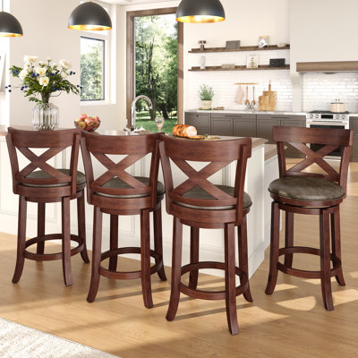 Tabouret de comptoir pivotant 26 po Danazia