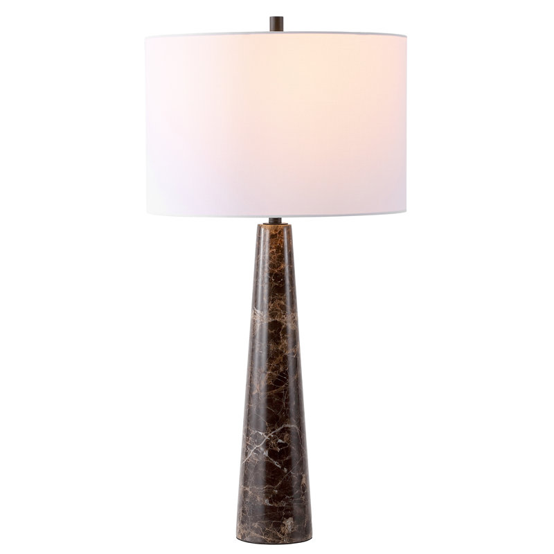 Lampe de table en pierre de jade Wegner, Dark Brown