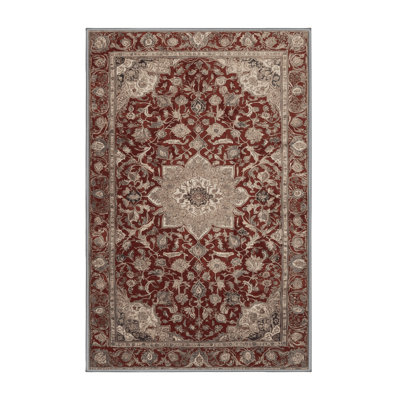 Machine Washable Persian Gray Area Rug