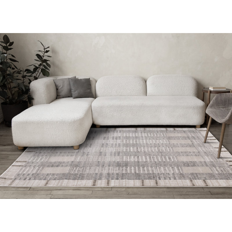 Tapis de salon Kymani, Rectangle 5 pi 3 po x 7 pi 7 po
