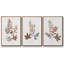 Feuilles d'automne I - Ensemble de 3 cadres photo sur toile-97757149-97757145