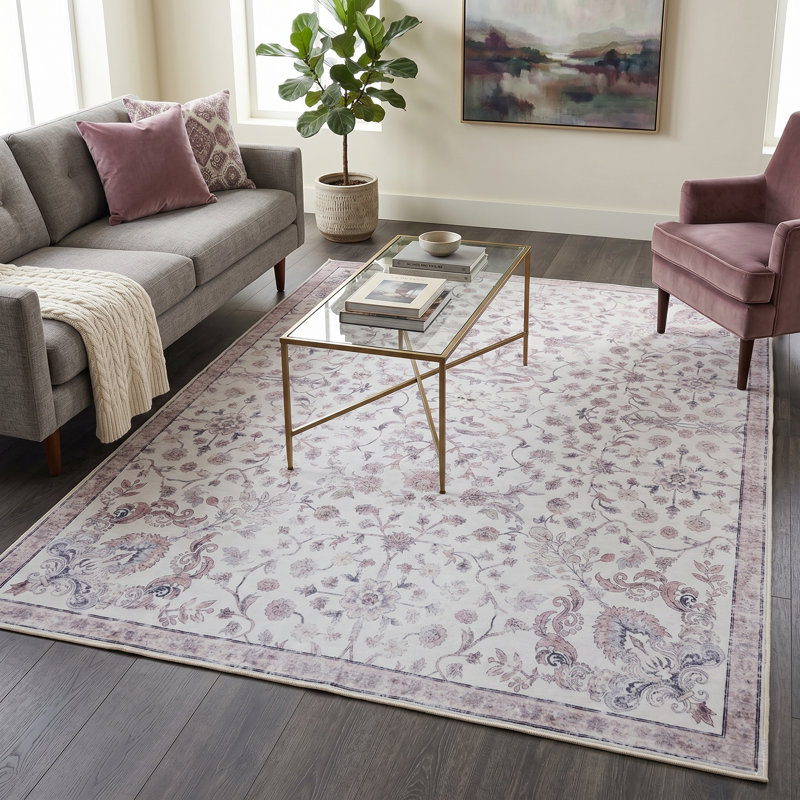 Tapis lavable Ketter Primavera 5 x 7, Rectangle 5 pi x 7 pi