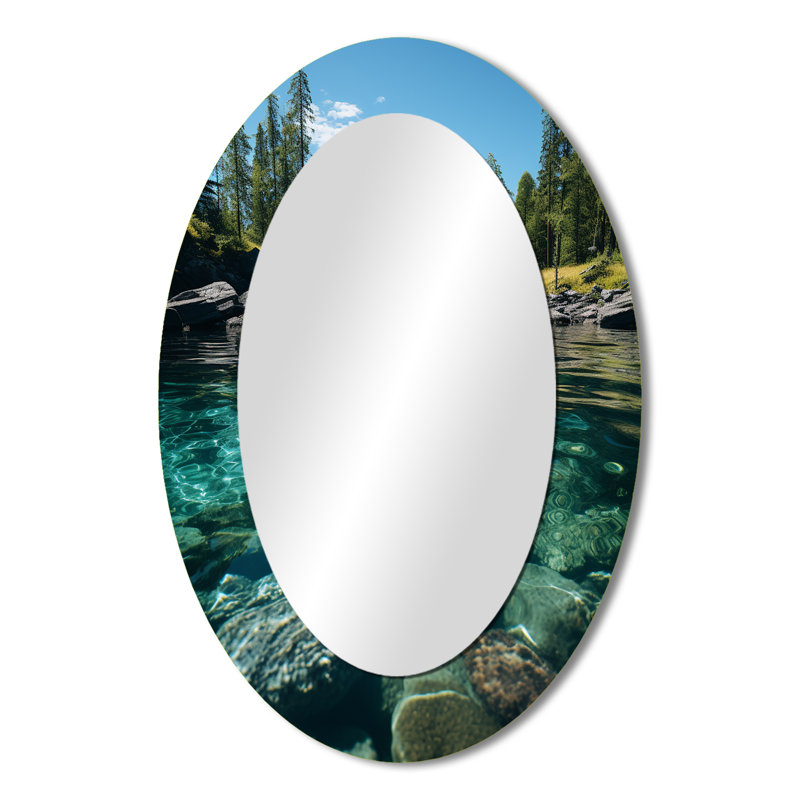 Miroir mural Alaska Pristine Waters, 36 po x 24 po