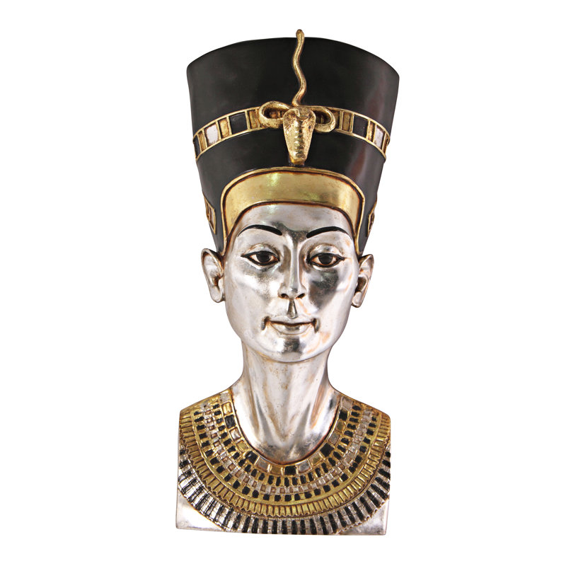 Grand-Scale Egyptian Queen Nefertiti Wall Sculpture