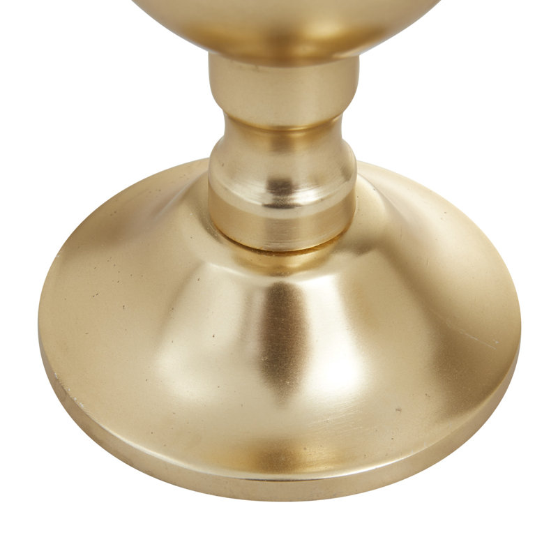 10.05'' H Aluminum Tabletop Candlestick, Gold