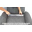 Fauteuil inclinable électrique en microfibre avec dossier et repose-pieds 32 po-160739581