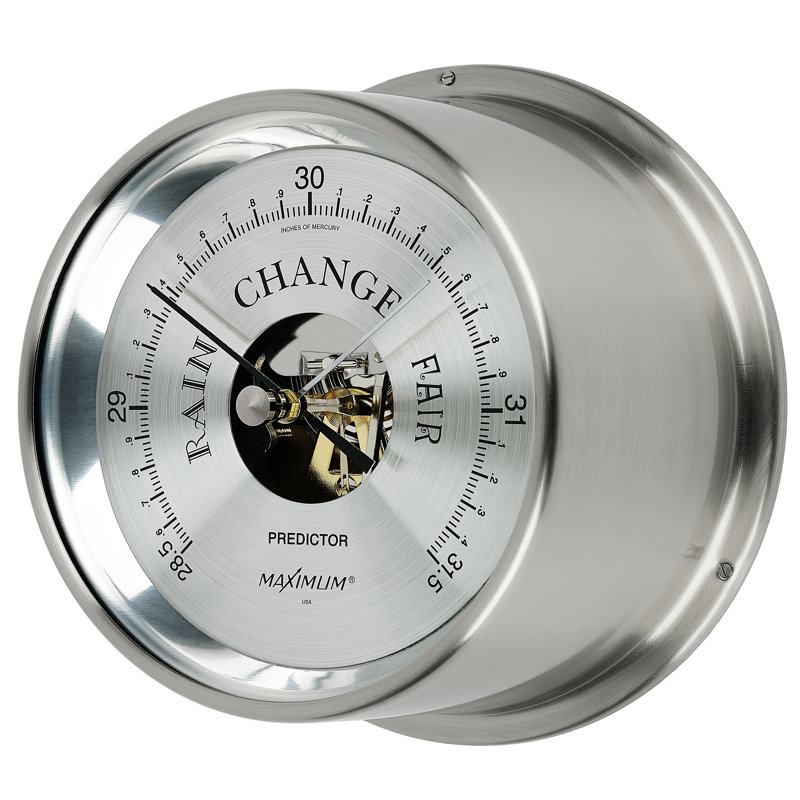Predictor 6.5'' Barometer, Nickel/Silver