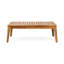 Canapé modulaire d'extérieur rouge en bois