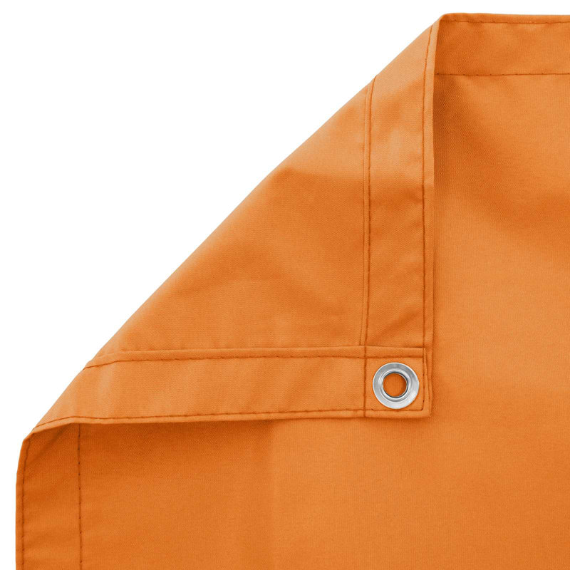 Vidaxl Balcony Screen Oxford Fabric Outdoor Privacy Garden Terrace Durable, Orange, 100cm H x 600cm W