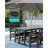 10-piece All-weather Hdpe Patio Dining Set For 8 With Umbrella Hole