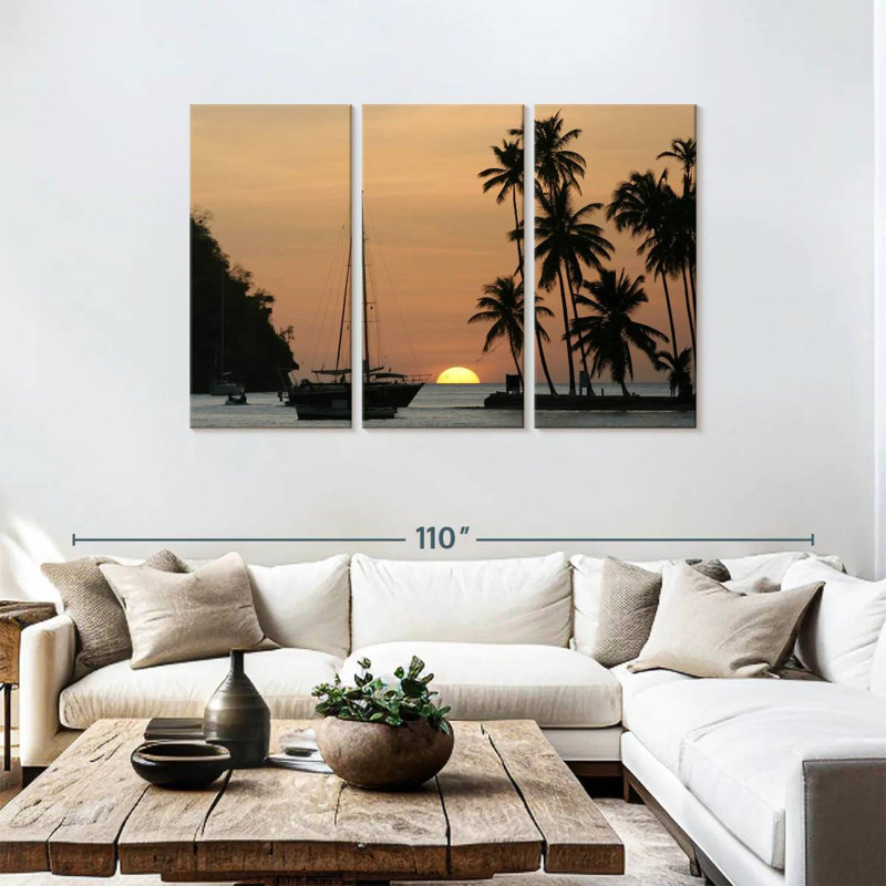 Senne Marigot Bay Sunset, H 48 po x l 74 po