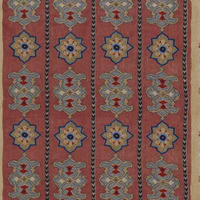 Temara Hand Embroidered Print Fabric