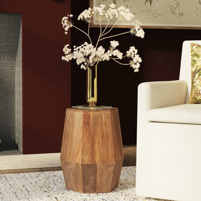 Gulchatai Wood Finish Side Table