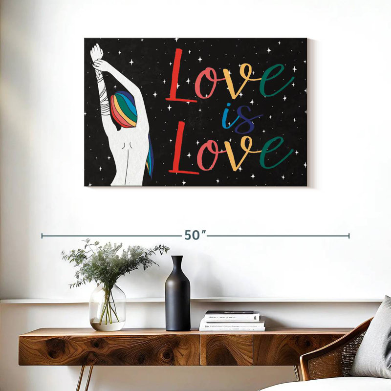 Tergel Starry Pride Love Is Love, H 24 po x l 36 po