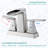 Centerset 2-handle Bathroom Faucet with Drain Assembly-70376658