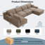Canapé modulaire 135 po Cloud Couch-129512756