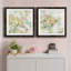 Floral Blush - ensemble de 2 reproductions d'art sur papier encadré-1381072355-1381072354