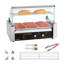 VEVOR Hot Dog Roller with Glass Lid
