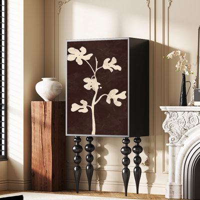 Armoire en bois massif Vintage French Home