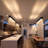 Meriton Light LED Linear Up & Down Pendant Light, Dual Directional Uplight & Downlight, Black or White Finish, 1-Pack/4-Pack Options, Adjustable 3CCT (3000K/4000K/5000K), 0-10V Dimmable Modern Commercial Suspension Light Fixture-1743934407-1743934406-1722664263