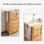 Nouvelle commode décorative en bois d'orme de style chinois