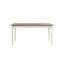 Table de salle à manger extensible H 30,1 po x l 63 à 78,7 po x P 35,4 po