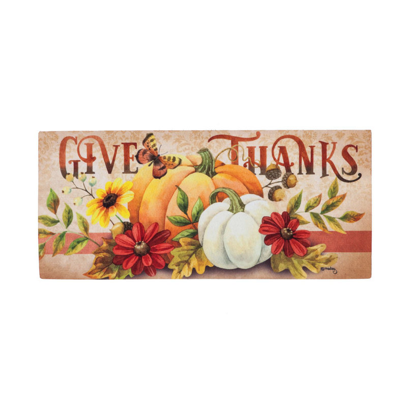 Non-Slip Thanksgiving Doormat