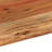 Elaenor vidaXL Dining Table, Natural Edges Tabletop with Power-Coated Steel Legs, Rustic Design Bistro Table for Dining Room, Kitchen, Solid Acacia Wood-805253605-805253603