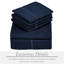 Ensemble de draps 6 pièces en microfibre brossée double ultra douce, feuilles rafraîchissantes avec poches très profondes - Lavable à la machine-102691454-102691442