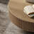 Talyth 35" W Circular Solid Wood Coffee Table with Gloss Finish-2145274726-2126956927