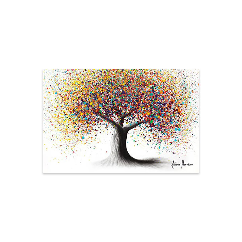 «Rainbow Soul Tree» par Ashvin Harrison - impression non encadrée, H 16 po x l 24 po x P 0,25 po, Unframed