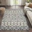 Tapis crème / bleu marine Keiaja Beni Souk-1970664288
