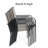 6 - Person Rectangular Steel Outdoor Table With Stackable Chairs-621034363