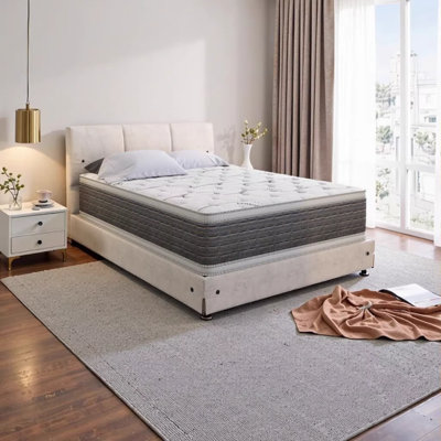 14.5" DreamFlex CoolTouch Cover Two Sided Pillow Top Twin XL Mattress with Bamboo Fabric & Quad Coil Support