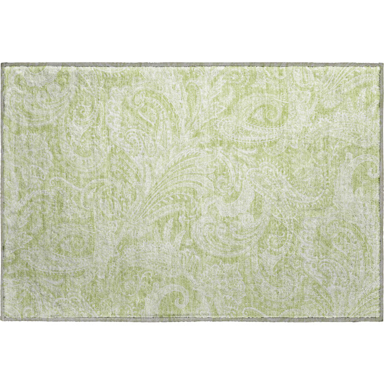 Premium Machine Washable Antonelli Aloe Rug