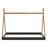 Full Size Tent Floor Bed With Triangle Structure