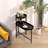 2-Tier Black Side Table With Storage Sofa Table For Living Room Metal Frame & Desk End Table-2088196259
