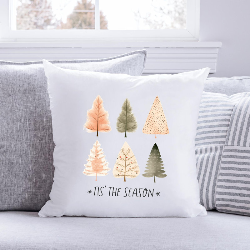 Coussin décoratif 03_Hygge_Christmas_tree, 18 po x 18 po